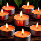 Handmade Orange Citrus Soy Wax Tealight Collection 25 Pieces